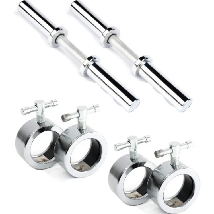 Pack barres courtes olympique Fat Grip - 4 colliers de serrage