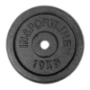 Pack Cast Iron de 108,5 kg - Disques de poids diamètre standard en fonte jusqu'à 20 kg