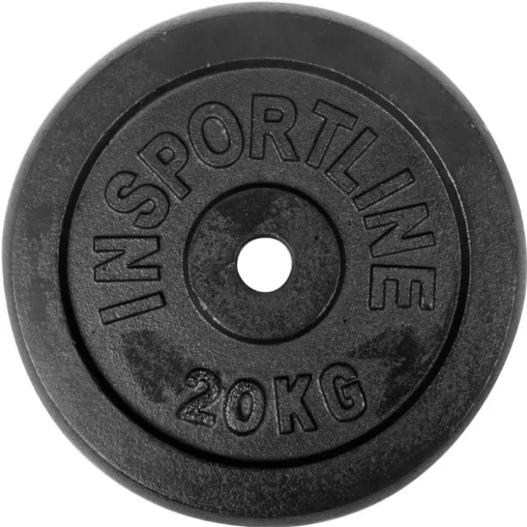 Pack Cast Iron de 108,5 kg - Disques de poids diamètre standard en fonte jusqu'à 20 kg