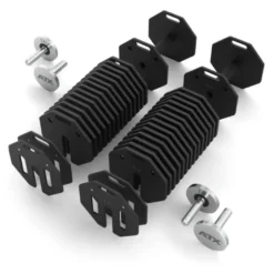 Pack complet avec une paire d'haltères ATX à charge réglable 2 x 36 kg et support de stockage - Barre SZ incluse