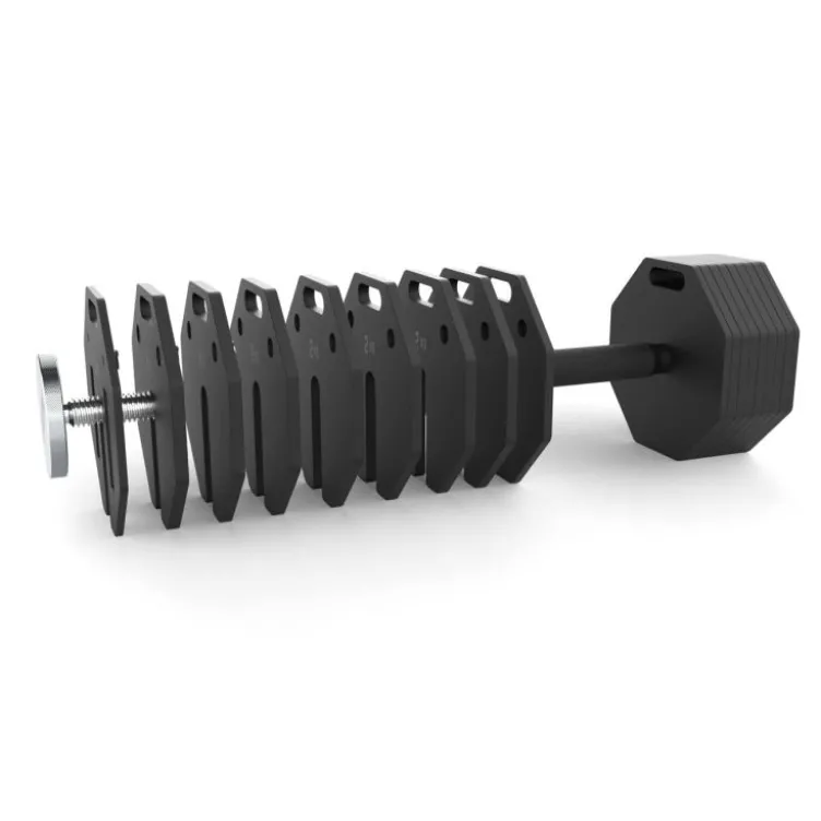 Pack complet avec une paire d'haltères ATX à charge réglable 2 x 36 kg et support de stockage - Barre SZ incluse