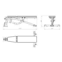 Pack complet Banc de musculation ATX compact réglable - Option leg curl / extension