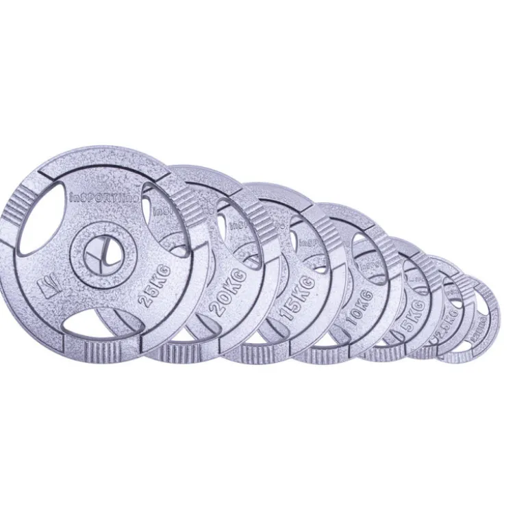 Pack complet de disques de poids olympiques en fonte - 1,25 jusqu'à 25 kg