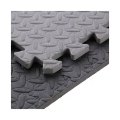 Pack de 9 dalles de sol en mousse format Puzzle avec bordures de finition