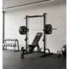 Pack de musculation ATX avec station multipresse et banc de musculation réglable - Set de disques de poids 125 kg inclus