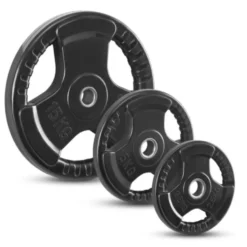 Pack de musculation ATX avec smith machine et banc de musculation réglable - Set de disques de poids standards 80 kg
