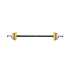 Pack de musculation complet avec barre et disques de poids 17,5 kg