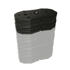 Pack de poids additionnels 4 x 5 kg pour appareil à colonne guidée - Total 20 kg