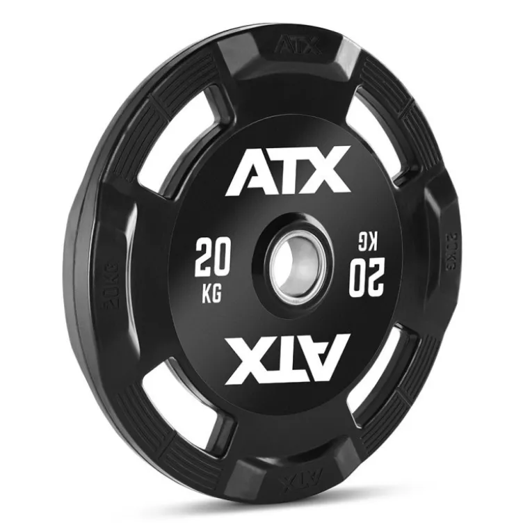Pack de poids ATX olympiques à poignées revêtement premium 125 kg