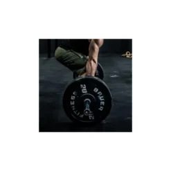 Pack de poids bumper plates 100 kg pour séances de powerlifting