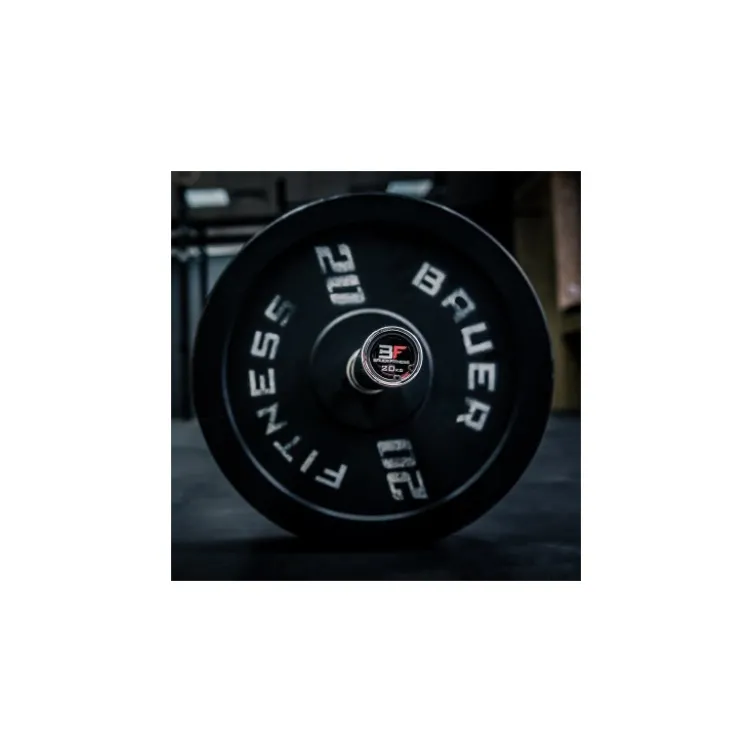 Pack de poids bumper plates 100 kg avec poids de 15 kg et 20 kg