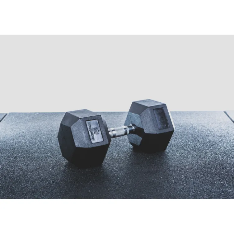 Pack d'haltères hexagonaux avec poignée moletée 2 à 30 kg - 3 choix de pack