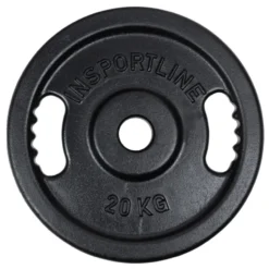 Pack disques olympiques en fonte de 74 kg - Ensemble de plaques de poids 50 mm de 2 à 20 kg