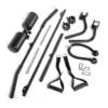 Pack home gym ATX avec station multigym GMX et banc multi-réglable - 80 de poids olympiques avec barre 220 cm