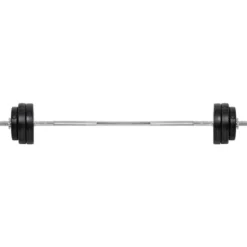 Pack home-gym de musculation avec chaise romaine avec banc et kit d'haltères complet de 50 kg