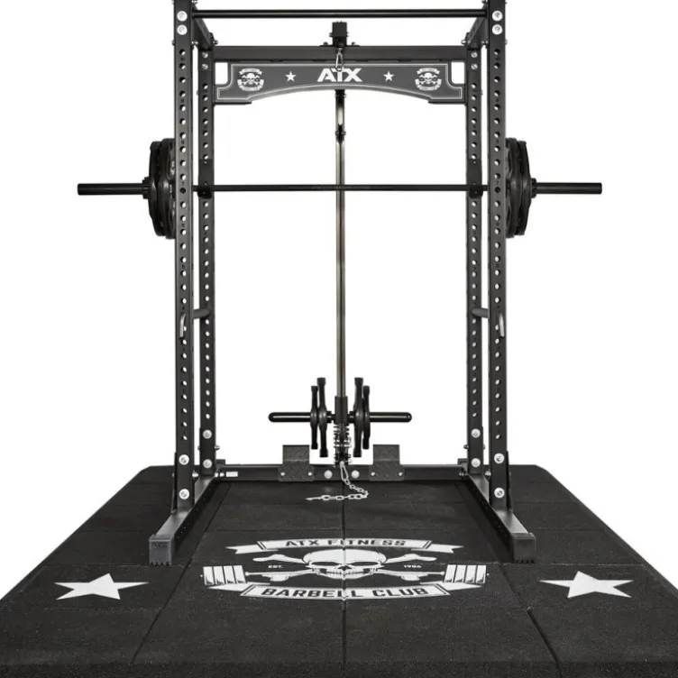 Pack Home-gym Power rack avec poulie et équipements divers pour training de musculation complet - Série 600 ATX Barbell Club Gym