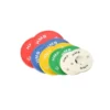 Pack 15 kg de disques de poids fractionnés olympiques en acier recouvert de caoutchouc de haute qualité