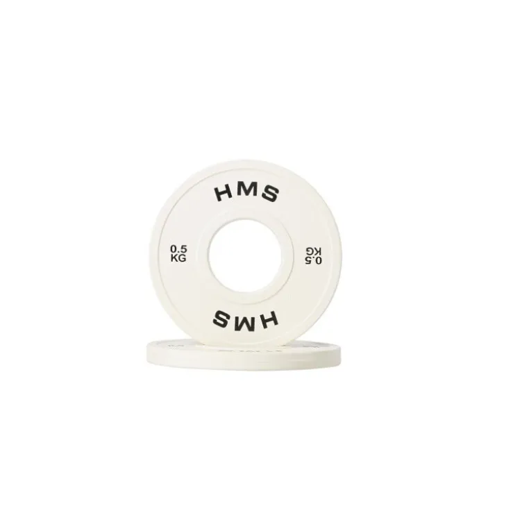 Pack 15 kg de disques de poids fractionnés olympiques en acier recouvert de caoutchouc de haute qualité