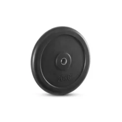 Pack 100 kg de disques de poids standards économique en caoutchouc de haute qualité
