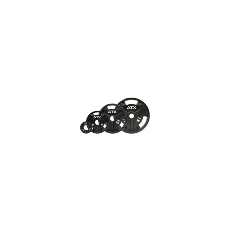 Pack 80 kg / 70 kg / 50 kg de disques de poids à poignées haltérophilie