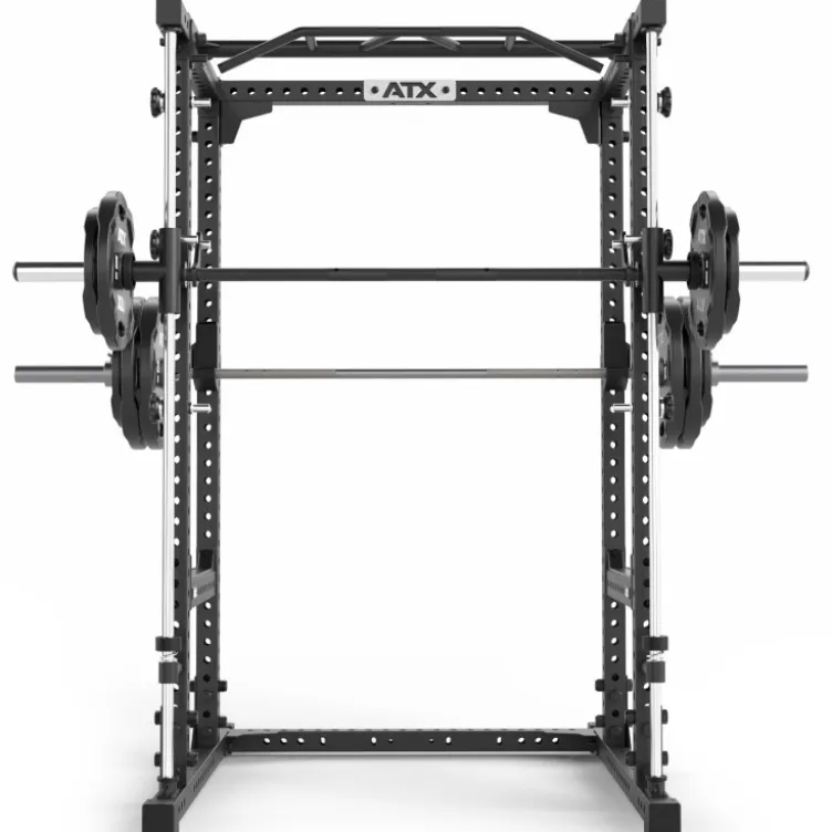 Pack power rack à squat ATX série 600 avec option multipresse - Hauteur 195 ou 215 cm