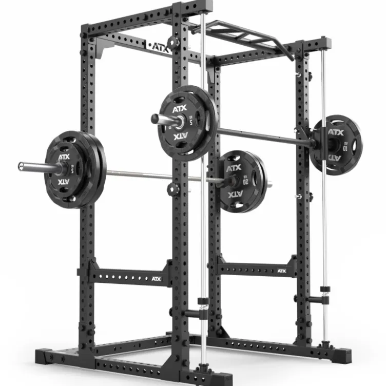 Pack power rack à squat ATX série 600 avec option multipresse - Hauteur 195 ou 215 cm
