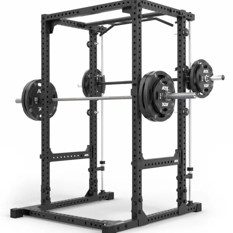Pack power rack à squat ATX série 600 avec option multipresse - Hauteur 195 ou 215 cm