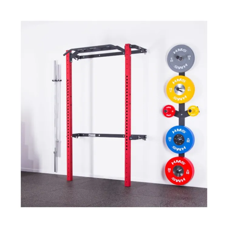 Pack Supports de rangement pour barres de musculation x 2 et disques de poids à fixation murale