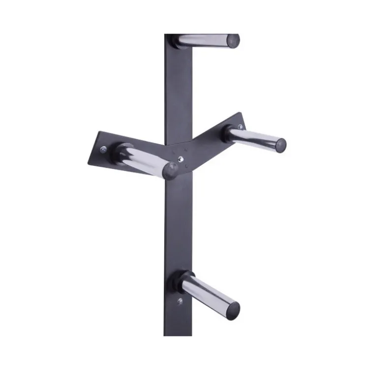 Pack Supports de rangement pour barres de musculation x 2 et disques de poids à fixation murale