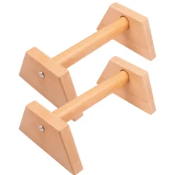Paire de barres push-up en bois 30 cm / 35 cm ou 40 cm pour exercices de pompes et callisthénie
