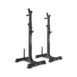 Paire de chandelles de musculation ultra robustes en acier avec capacité de charge 300 kg