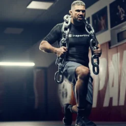 Paire de chaînes de lest de 15 kg pour entraînement d'haltérophilie - Diamètre 50 mm