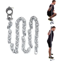 Paire de chaînes de lest de 15 kg pour entraînement d'haltérophilie - Diamètre 50 mm