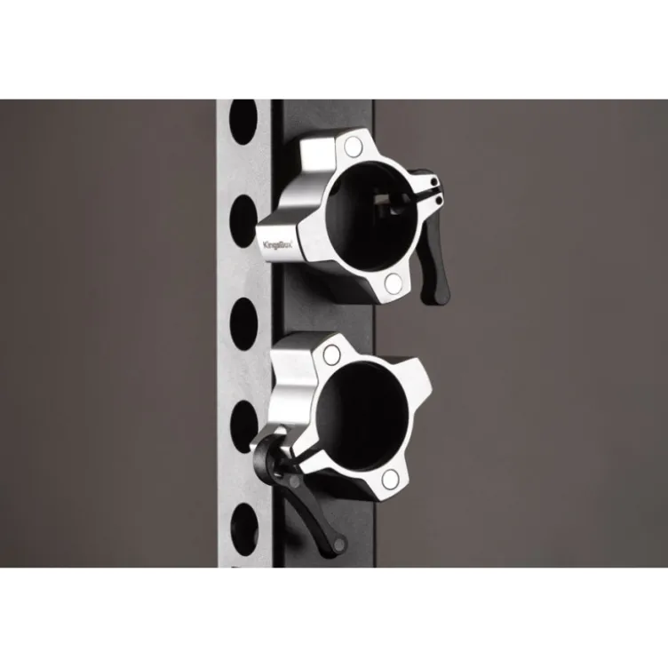 Paire de collier de sécurité Lock Jaw magnétique - barre olympique