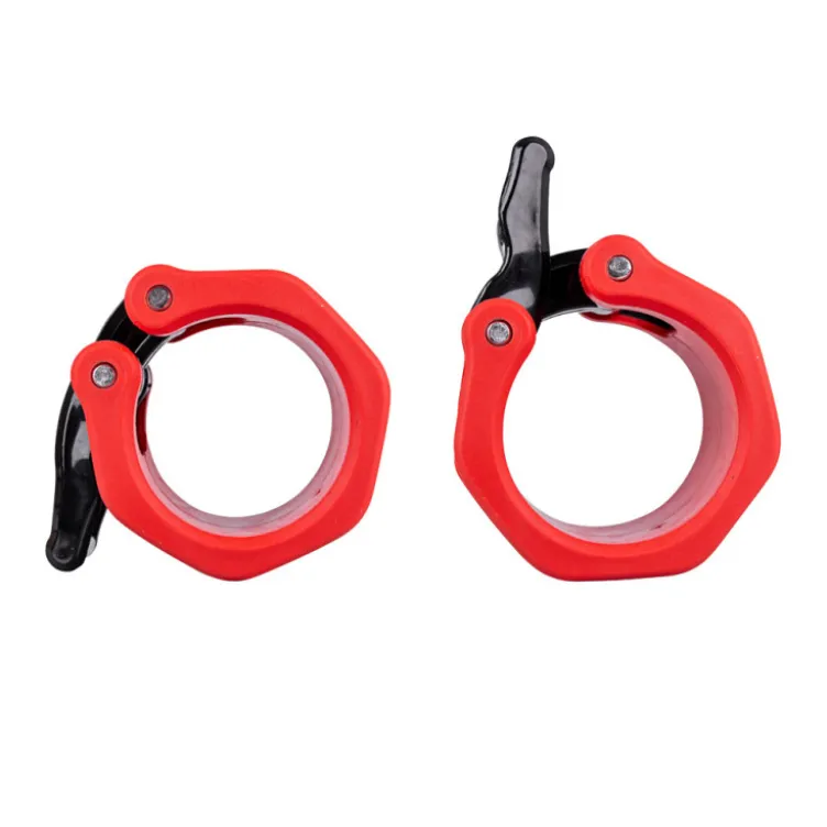 Paire de colliers de serrage pour barre de musculation en homegym