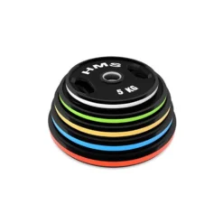 Paire de disques de poids olympiques à poignées de 5 à 25 kg pour exercices de musculation