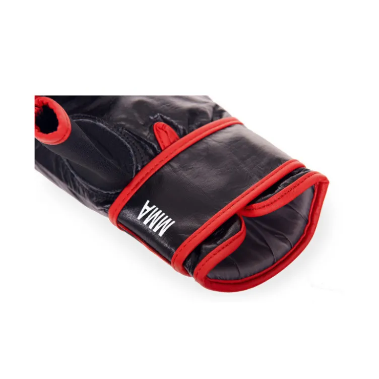 Paire de gants de boxe de haute qualité 100 % cuir - Ouverture au niveau du pouce
