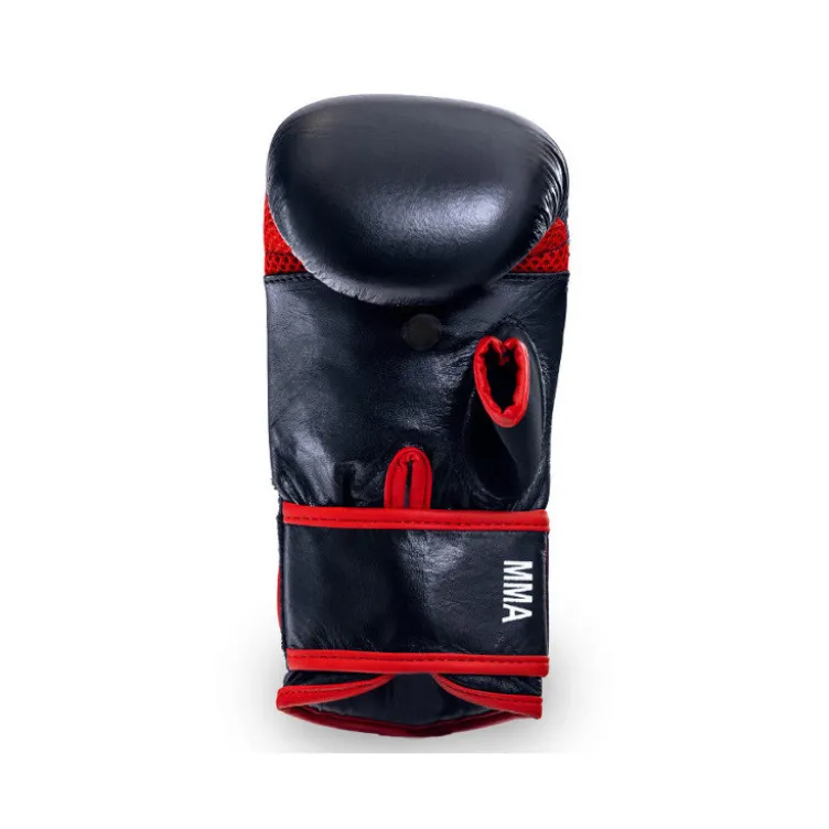 Paire de gants de boxe de haute qualité 100 % cuir - Ouverture au niveau du pouce