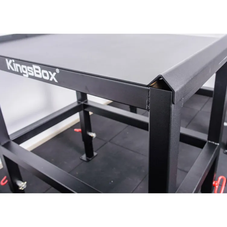 Paire de 2 metal Jerk blocks pour exercices de force - Strongman