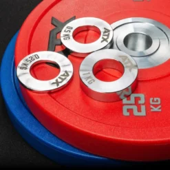 Paire de minis disques olympiques fractionnés 0,25 - 0,5 - 1kg chromées