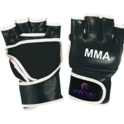 Paire de mitaines de MMA en cuir véritable et sangle velcro - plusieurs tailles