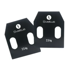 Paire de plaques en acier 2,5 ou 4 kg compatible avec gilet de musculation pro