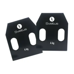Paire de plaques en acier 2,5 ou 4 kg compatible avec gilet de musculation pro