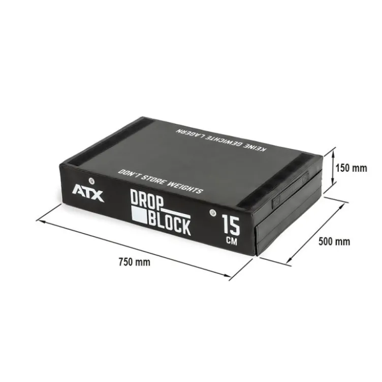 Paire de Soft Block en mousse 15 cm empilable pour épreuve de Strongman