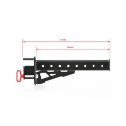 Paire de supports de sécurité capacité de charge 400 kg pour racks et cages à squat ATX série 800