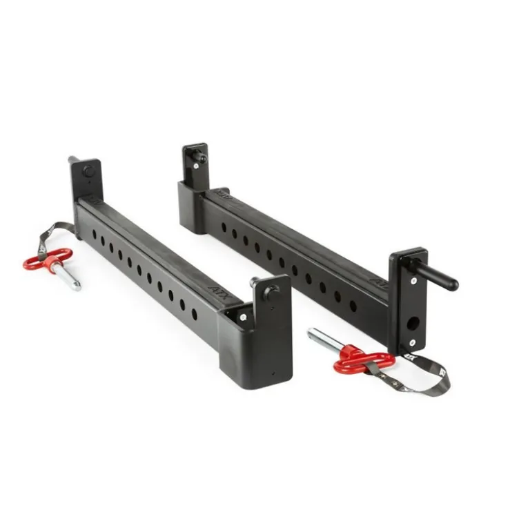 Paire de supports de sécurité repose-barres d'urgence 95 cm pour Power rack série 800