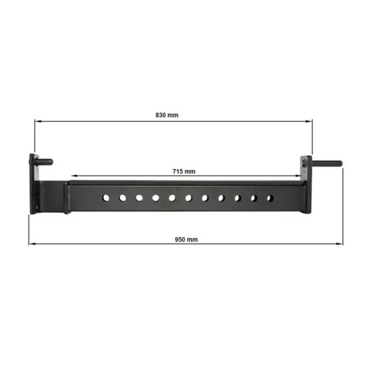Paire de supports de sécurité repose-barres d'urgence 95 cm pour Power rack série 800