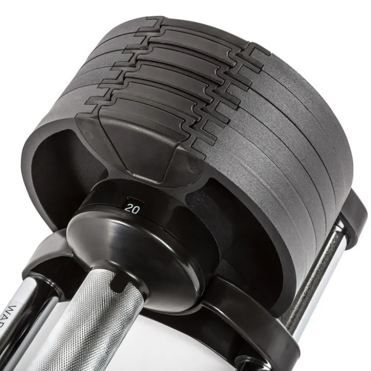 Paire d'haltères Flexbell compactes à charges réglables 2 à 20 kg