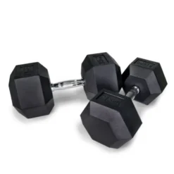 Paire d'haltères hexagonaux de musculation 1 kg à 60 kg pour home-gym
