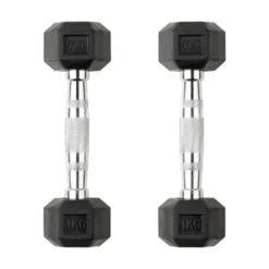 Paire d'haltères hexagonaux 1 à 27,5 kg